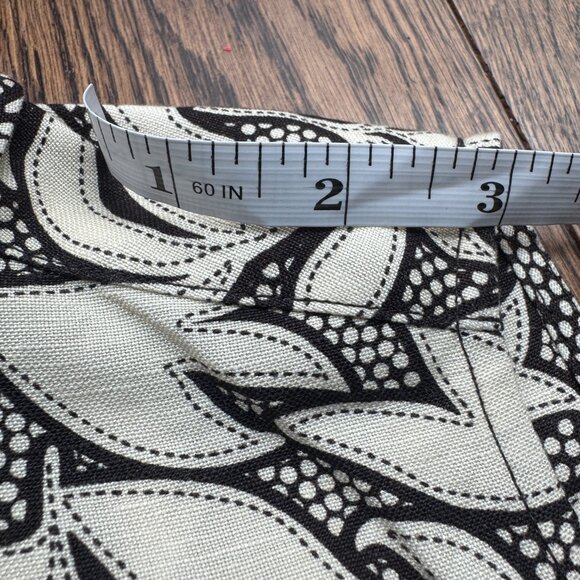 UNTUCKit Amara Dress Large Black White Drop Waist Sleeveless Button Up Linen - Picture 7 of 14